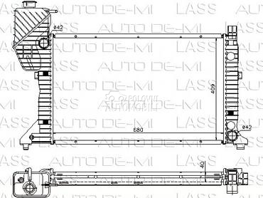 hladnjak motora za Mercedes Benz Ostalo od 2000. do 2006. god.