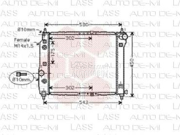HLADNJAK MOTORA za Daewoo Kalos za 2005. god.