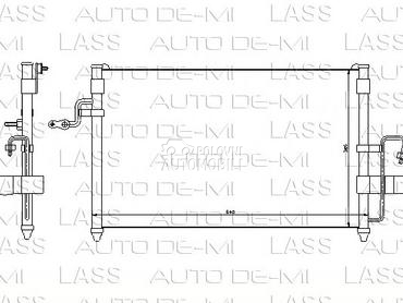 HLADNJAK KLIME za Daewoo Nubira od 1997. do 1999. god.
