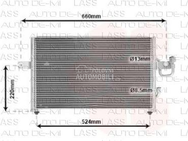 HLADNJAK  KLIME za Hyundai Accent od 1995. do 1999. god.