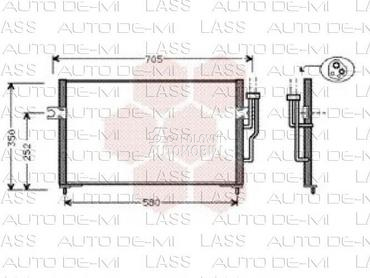 HLADNJAK KLIME za Mitsubishi Carisma, Space Star od 1996. do 2005. god.