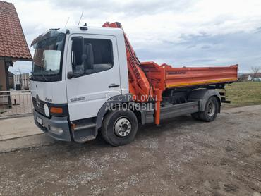Mercedes Benz 1223 kiper kran