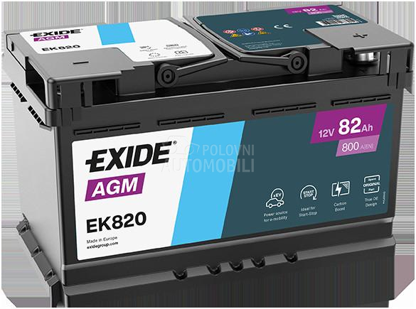 Akumulator Exide AGM 82ah D