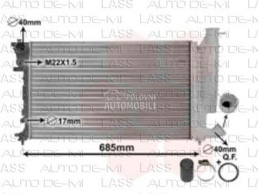 HLADNJAK MOTORA za Citroen Xsara od 1997. do 2004. god.