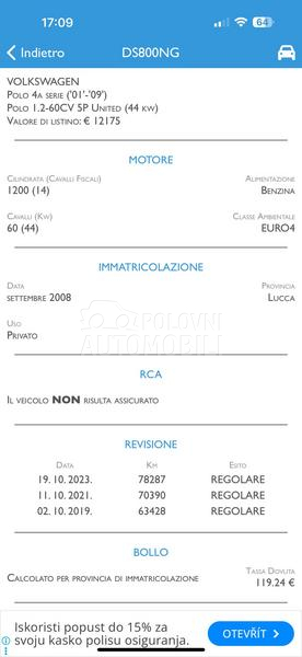 Volkswagen Polo 1.2/ 88173/ODLIČAN