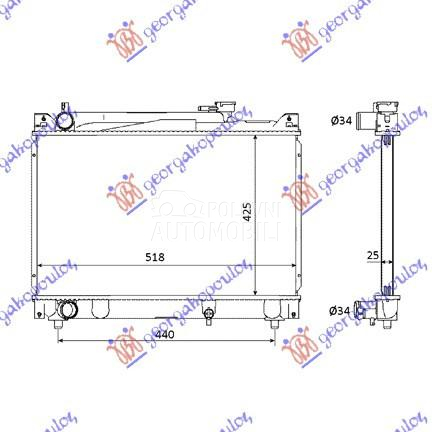 HLADNJAK MOTORA 2.0 V6 - 2....