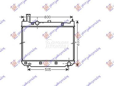 HLADNJAK MOTORA 2.5 D4d (52... za Toyota Hiace od 1997. do 2006. god.