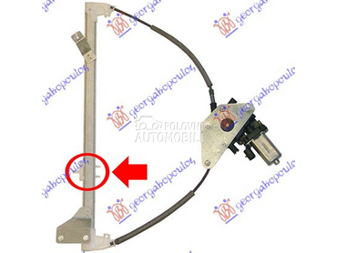 PODIZAC PREDNJEG PROZORA EL... za Jeep Cherokee, Liberty od 2002. do 2008. god.