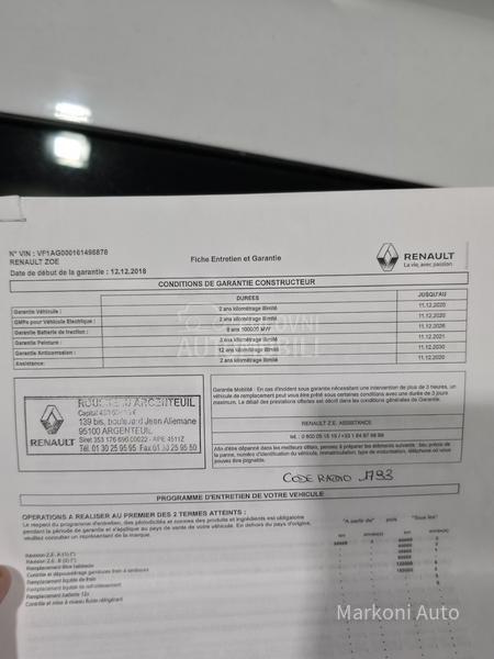 Renault Zoe R110/Intens