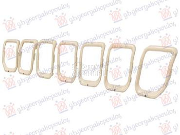 LAJSNA PVC MASKE BELA (SET... za Jeep Compass od 2022. do 2025. god.