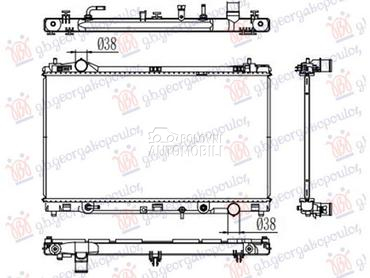HLADNJAK MOTORA 2.5 BENZIN... za Lexus IS od 2013. do 2016. god.