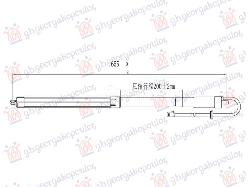 AMORTIZER GEPEK VRATA ELEKT...
