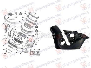 KRAJ PREDNJEG BRANIKA 22- za Peugeot 408 od 2022. do 2025. god.