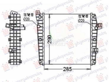 HLADNJAK MOTORA DODATNI 3.0... za Volkswagen Touareg od 2014. do 2018. god.