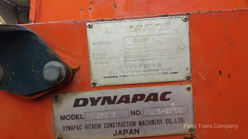 Dynapac CP 215 guma guma valjak