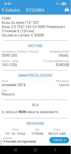 Ford Kuga 2.0TDCI TITANIUM