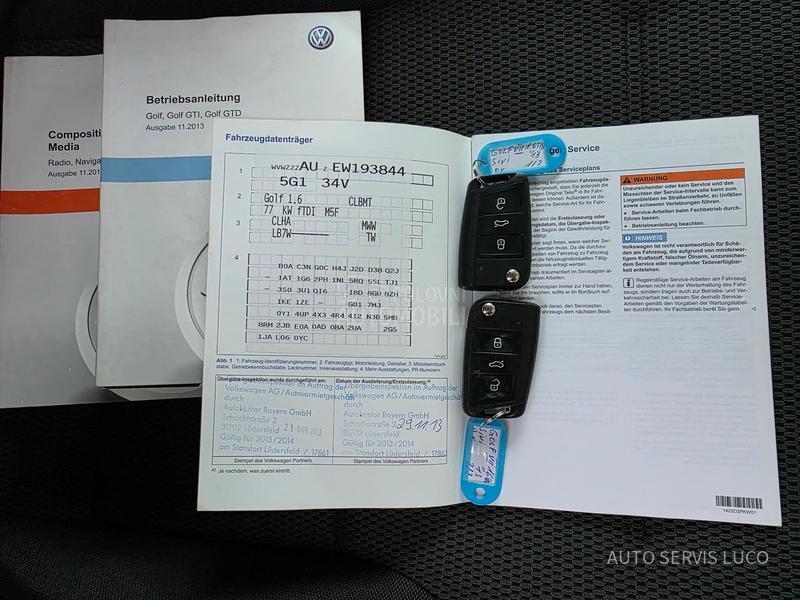 Volkswagen Golf 7 1.6 TDI