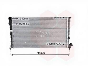 HLADNJAK MOTORA za Citroen Berlingo, Xsara od 1996. do 2002. god.