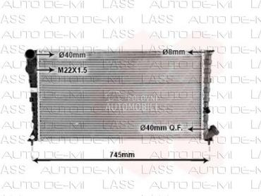 HLADNJAK MOTORA za Citroen Berlingo, Xsara od 1996. do 2002. god.