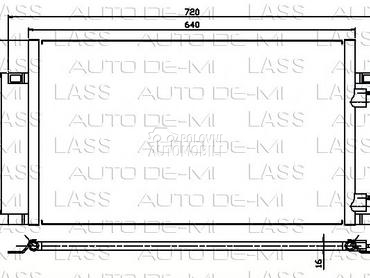 HLADNJAK KLIME za Renault Laguna od 1994. do 2001. god.