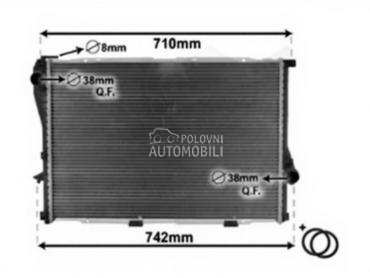 hladnjak motora za BMW Ostalo od 1994. do 2003. god.