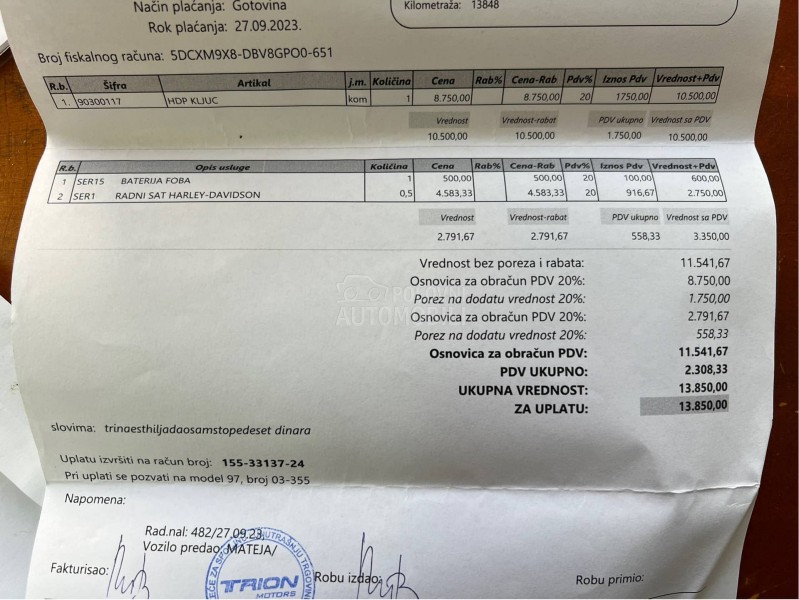 Harley Davidson street rod XG 750