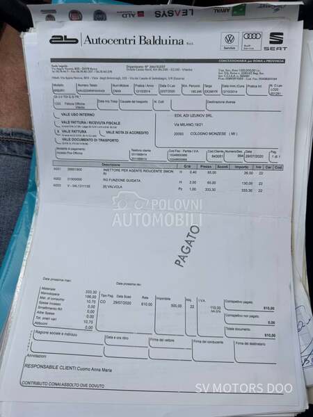 Audi Q5 RATA OD 158EU