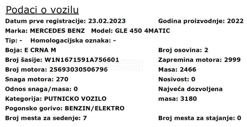 Mercedes Benz GLE 450 7 SED/MHEV/AMG/PANO