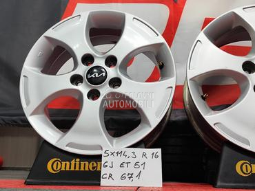 Aluminijumske felne  16" 5 x 114.3
