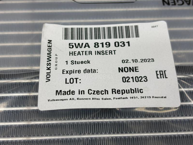 Mali hladnjak u kabini