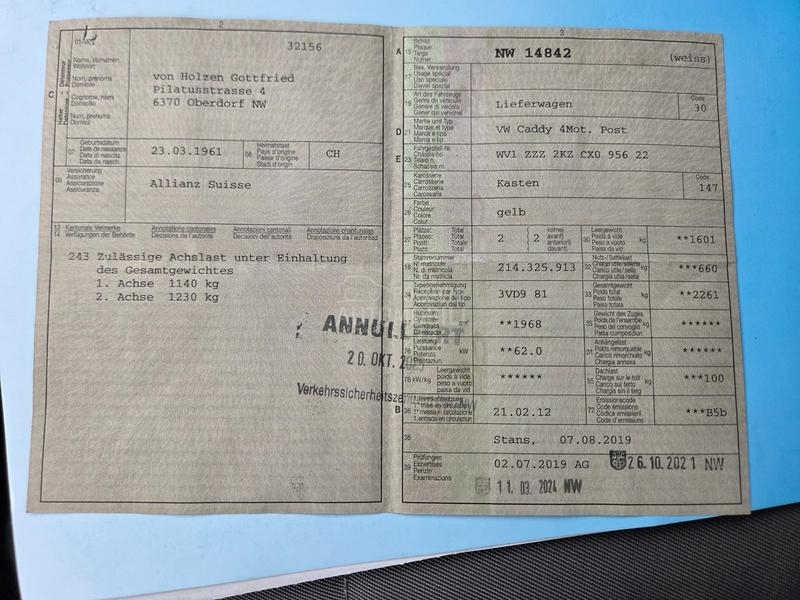 Volkswagen Caddy Maxi 2.0 dizel 4x4