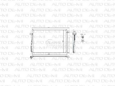 hladnjak klime za BMW 518, 520, 523 ... od 2003. do 2010. god.