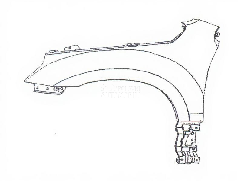 prednji levi blatobran