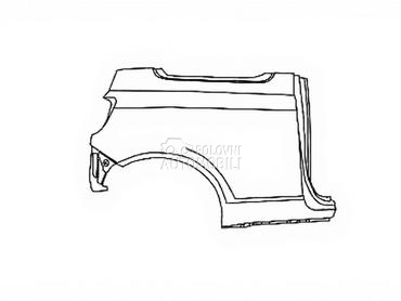 ZADNJI LEVI BLATOBRAN za Toyota Yaris od 1999. do 2005. god.