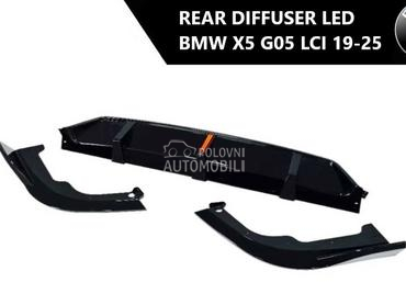Zadnji difuzor G05 LCI LED za BMW X5 od 2019. do 2025. god.