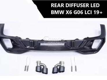 Zadnji difuzor G06 LCI LED za BMW X6