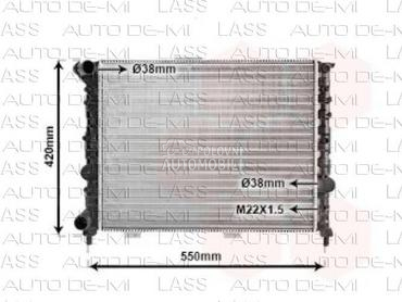 HLADNJAK MOTORA za Alfa Romeo 156 od 1997. do 2005. god.