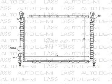 HLADNJAK MOTORA za Alfa Romeo 145, 146 od 1999. do 2001. god.