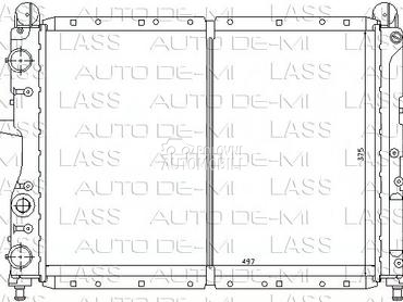 HLADNJAK MOTORA za Fiat Tipo od 1988. do 1995. god.