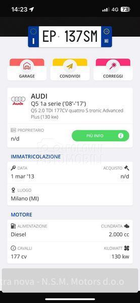 Audi Q5 2,0tdi Quattro