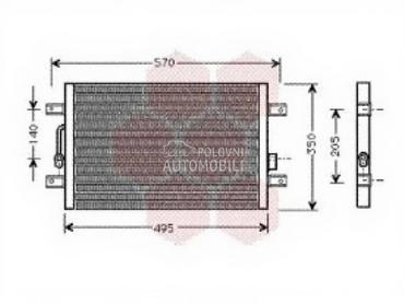 HLADNJAK KLIME za Fiat Palio od 1997. do 2005. god.
