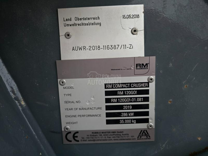 Prallbrechanlage RM 120GO