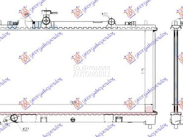 HLADNJAK MOTORA 1.8/2.0/2.3... za Mazda 6 od 2002. do 2008. god.