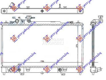 HLADNJAK MOTORA 1.8/2.0 BEN... za Mazda 6 od 2002. do 2008. god.
