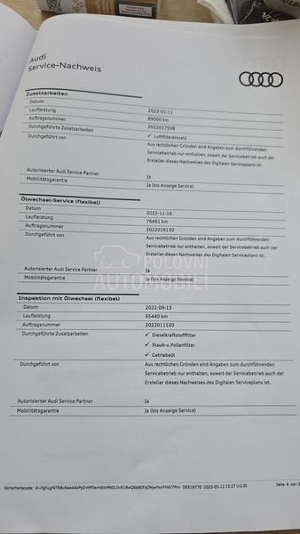 Audi A4 MildHybrid MATRIX