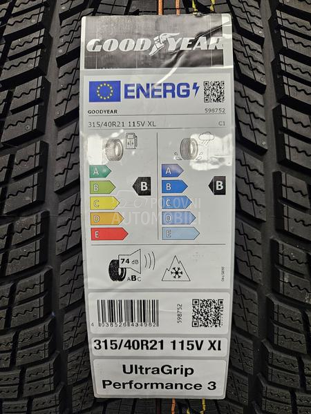 Goodyear 315/40 R21 Zimska