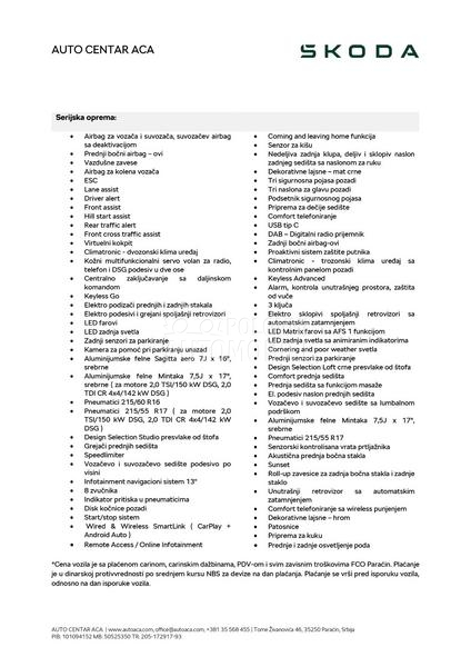 Škoda Superb Sel. DSG 4x4 LAGER