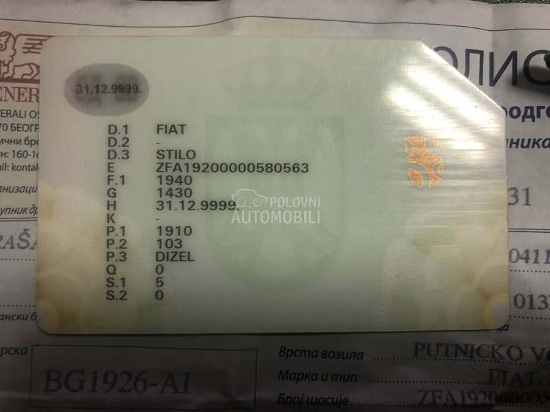 Fiat Stilo 1.9JTD