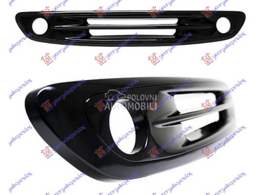 Maska Sjaj Crna sa Maglenkama za Smart ForTwo od 1998. do 2002. god.