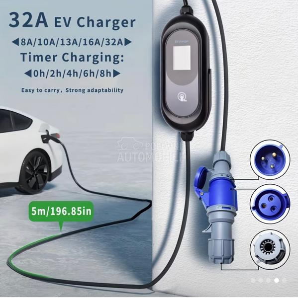 Punjac za elektricni automobil monofazni 7kw